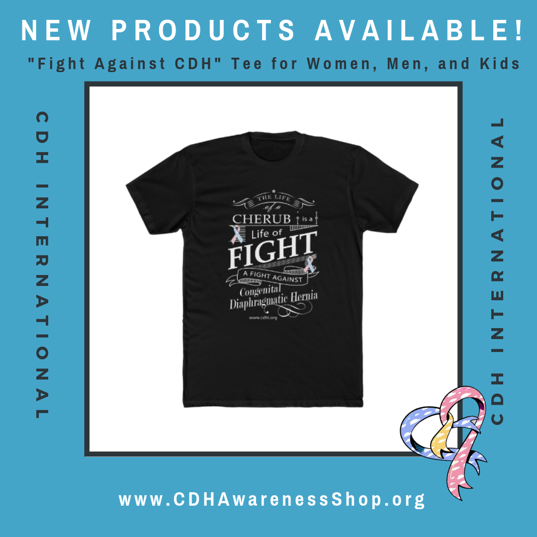 New Products in Online Store: “CDH Hero” Shirts for Men, Women, Kids, and Infants!