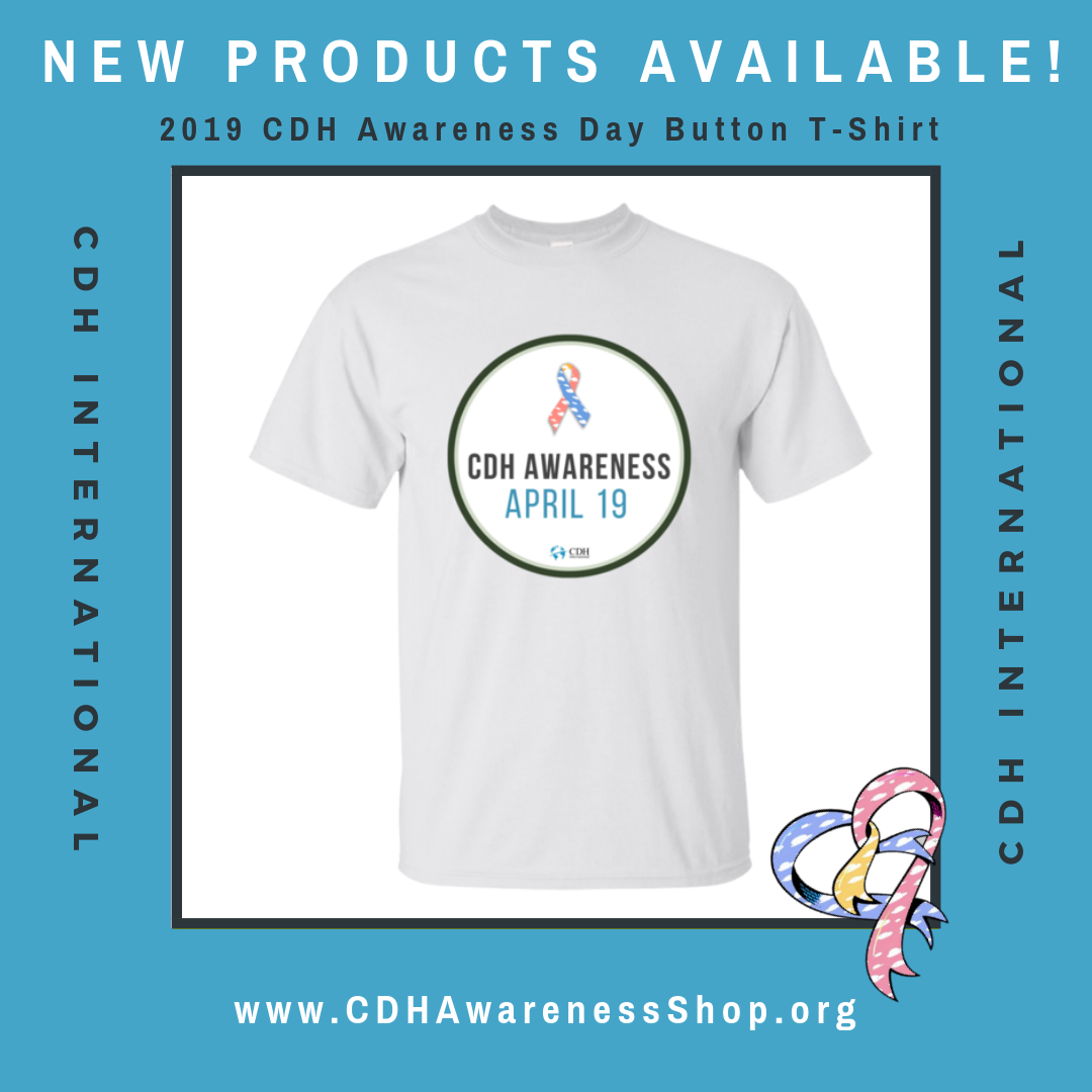 New Product Available: 2019 CDH Awareness Day Dandelion T-Shirt!