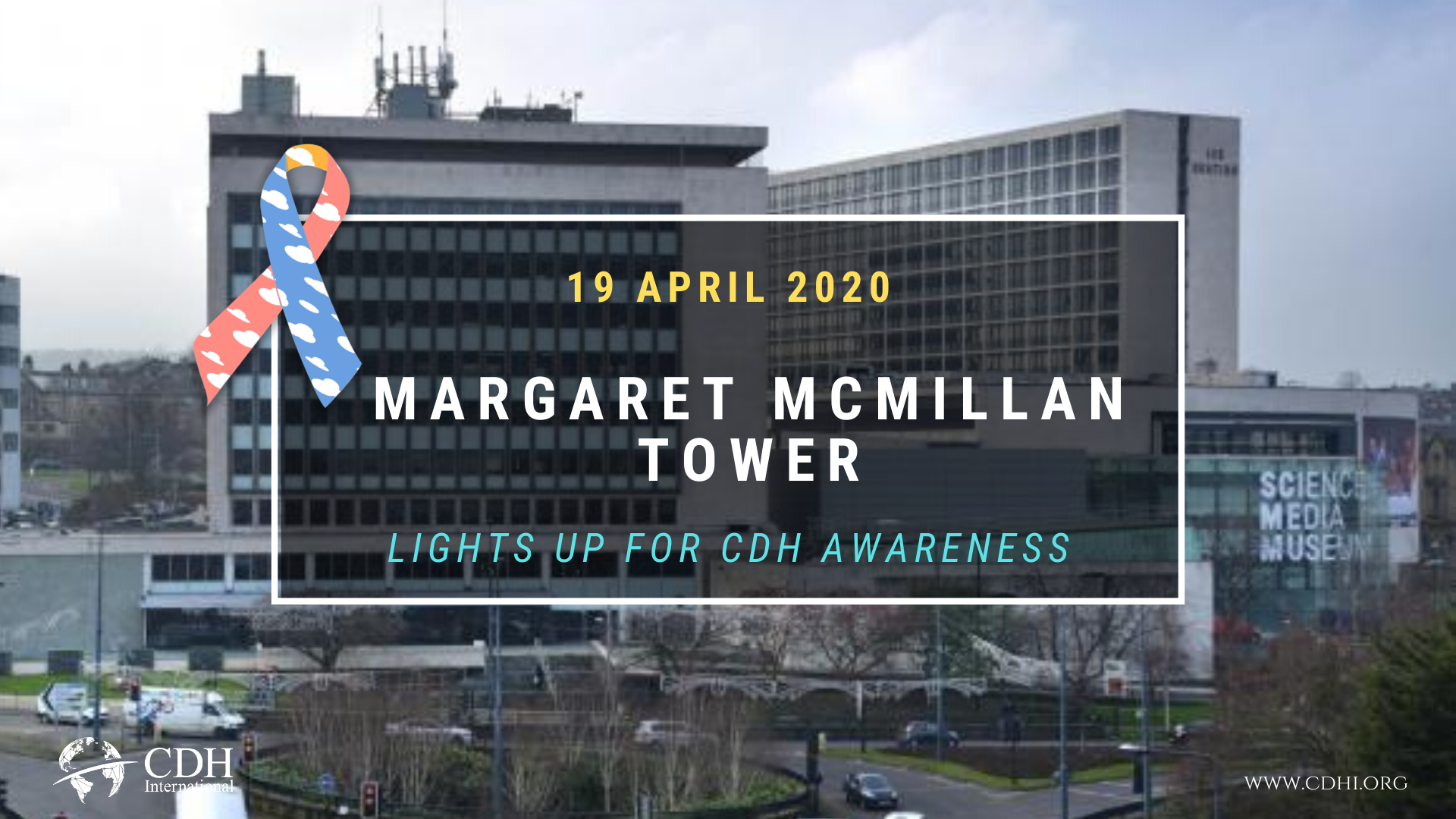 Mansion House in Dublin Lights Up For CDH Awareness