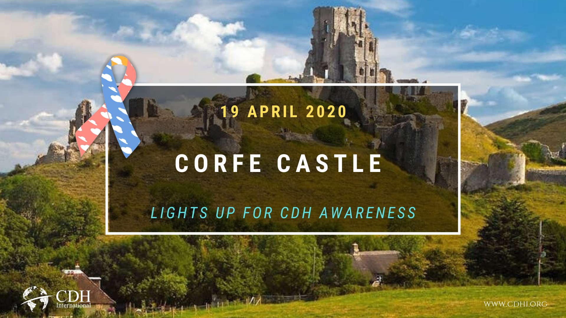 Kilkenny Castle Lights Up For CDH Awareness