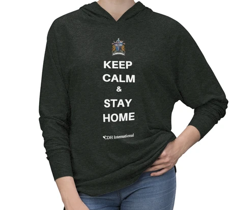 NEW “Keep Calm & Stay Home” CDH Awareness Shirt Design for Fall Apparel