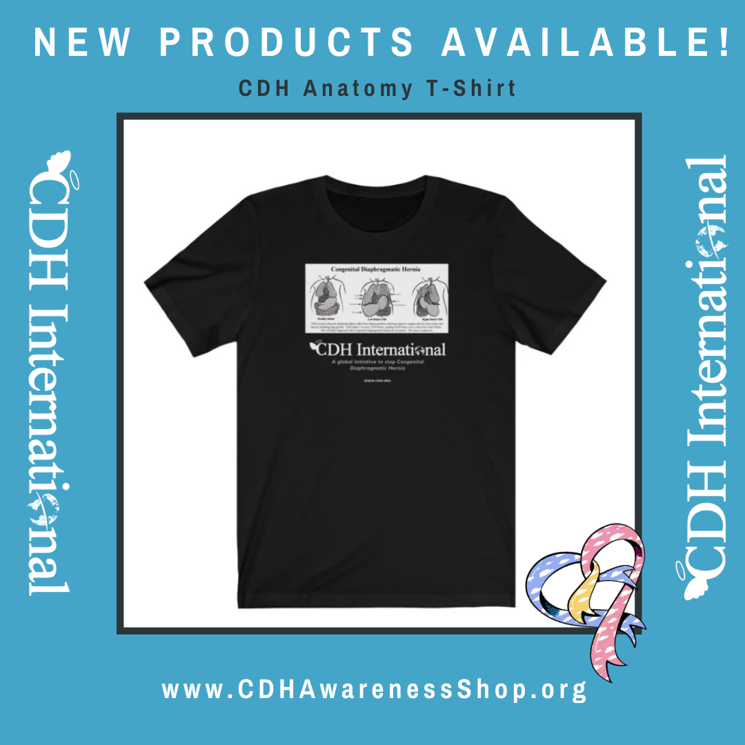 New Product Available: CDH Awareness Month T-Shirt