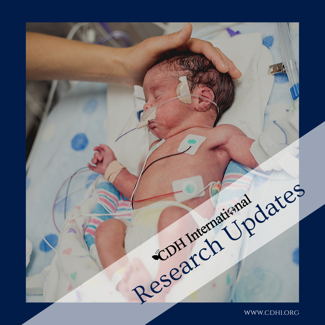 Research: Central Line Utilization and Complications in Infants with Congenital Diaphragmatic Hernia