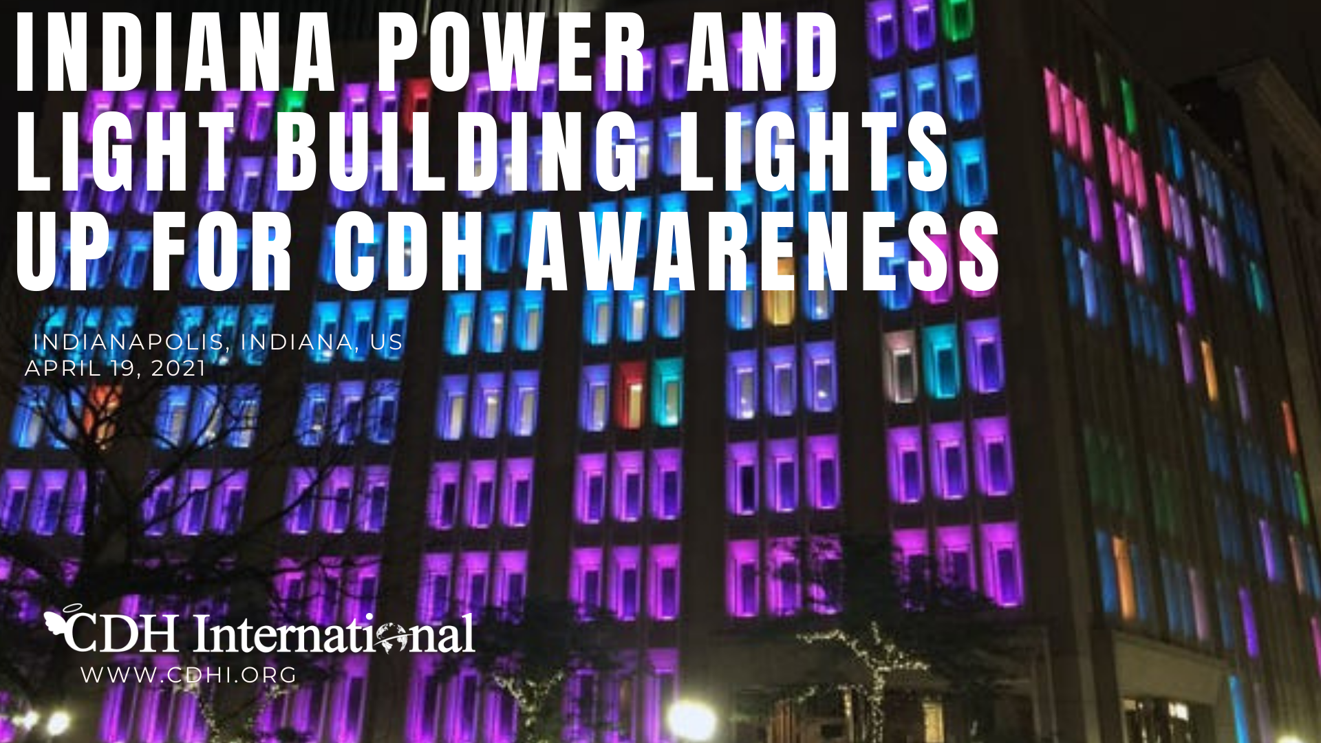 Lied Center of Kansas Lights Up For CDH Awareness