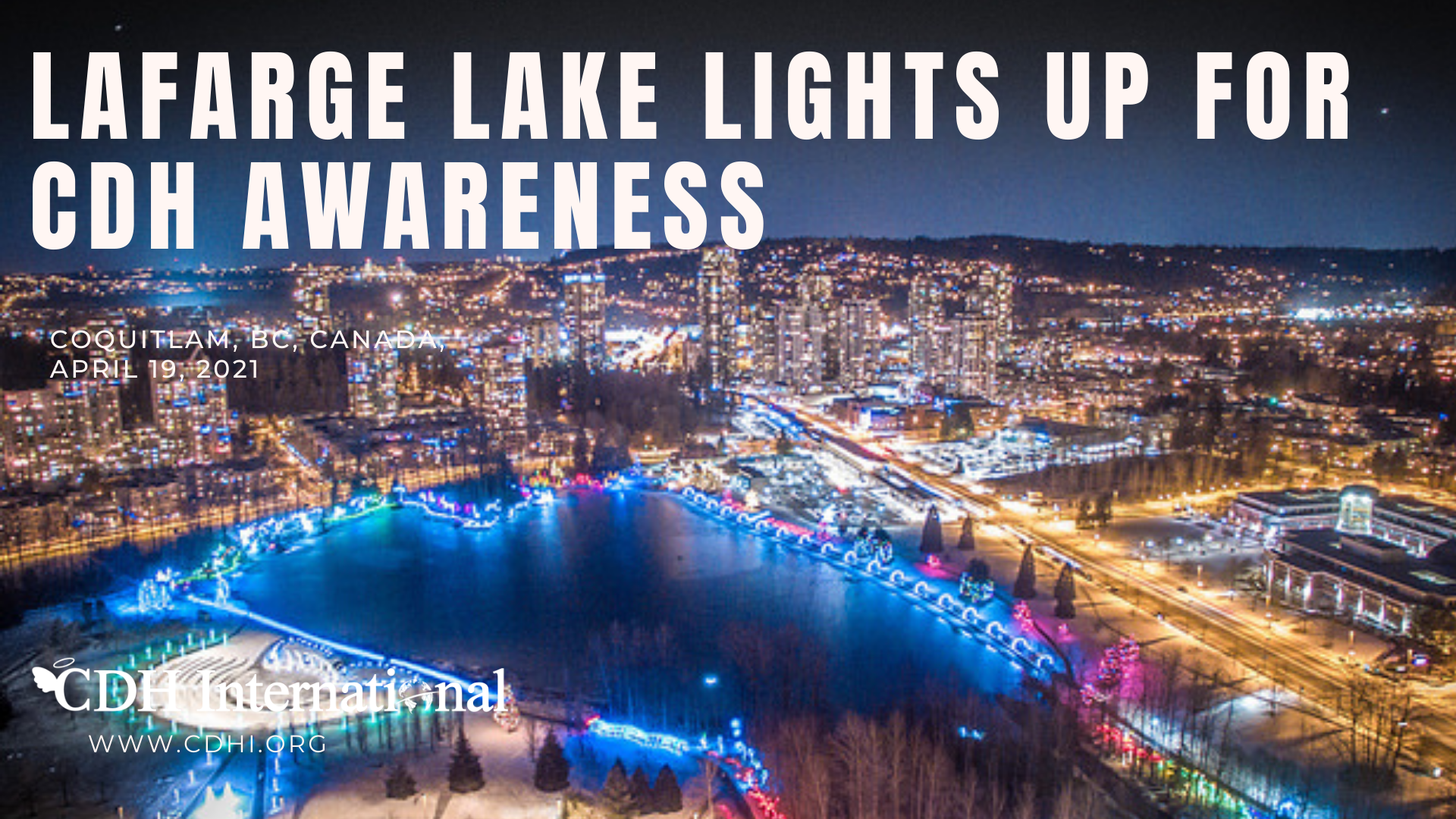 The Vancouver Lookout Lights Up For CDH Awareness