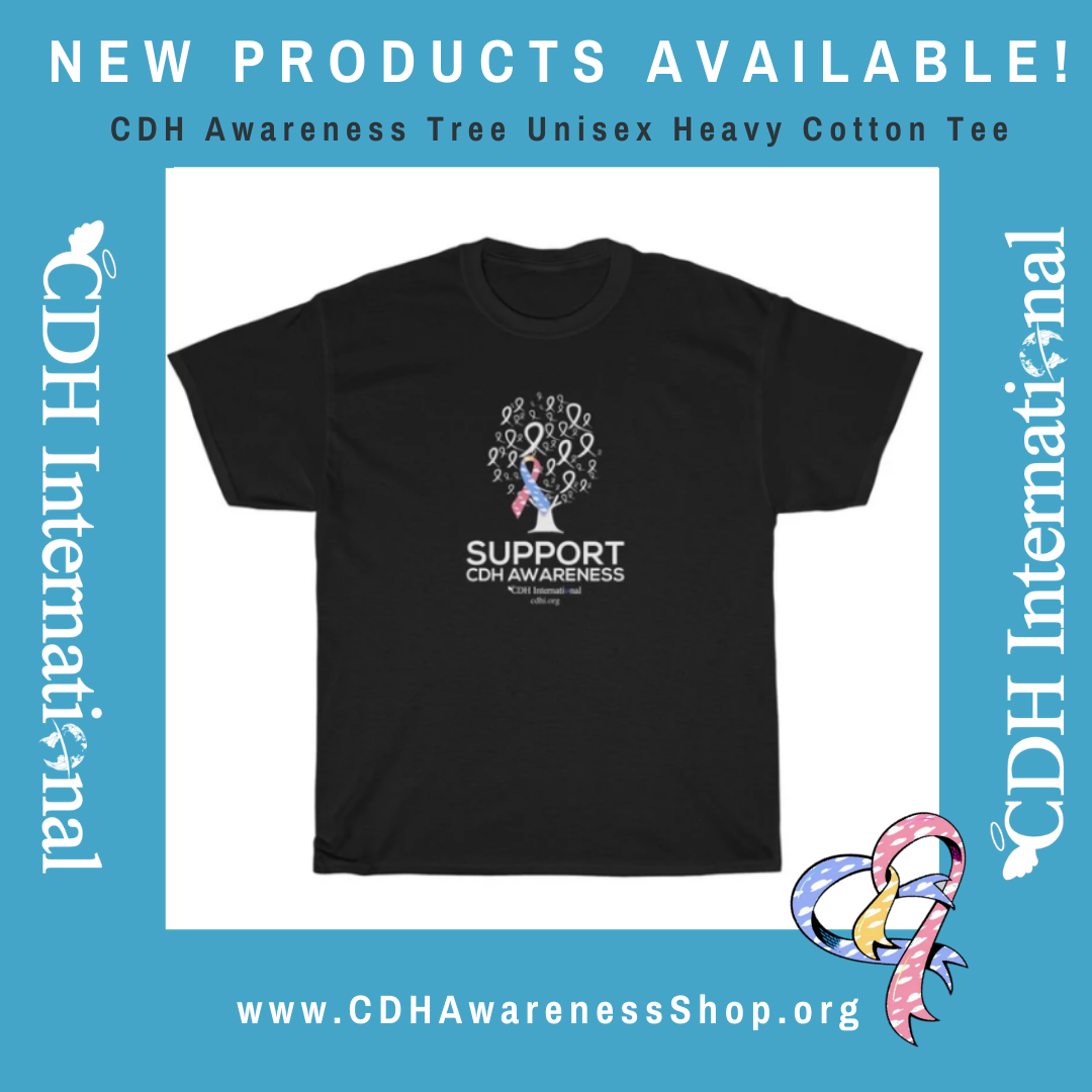 New Product Available:  “I am a CDH Survivor” Kids Heavy Cotton Tee