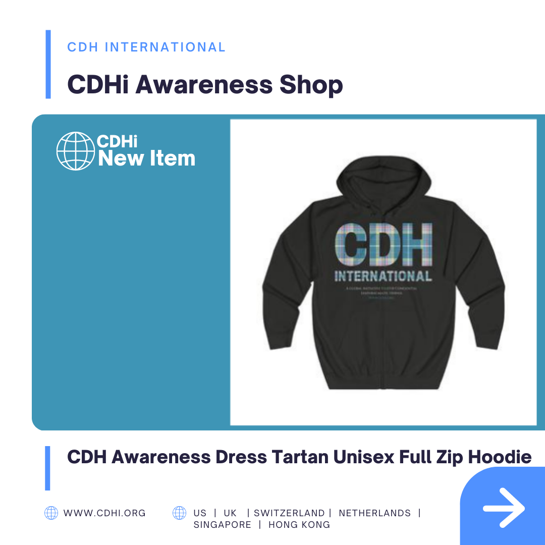 CDH Awareness Tartan Full Zip Hoodie – NEW USA Shop Item
