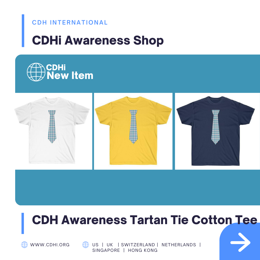 Official CDH Awareness Dress Tartan Comforter – NEW Shop Item