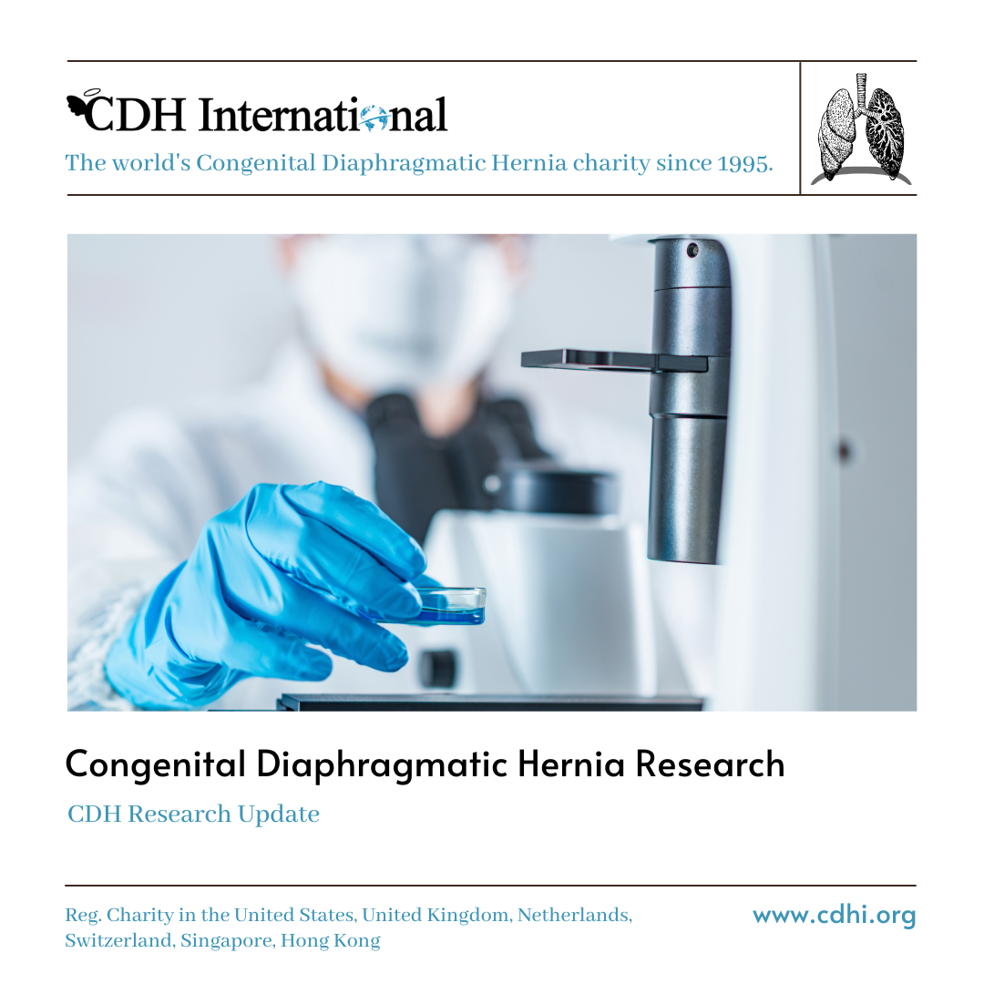 Research: Genetics of diaphragmatic hernia