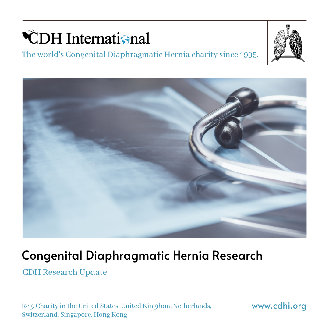 Research: Commentary on long-term outcomes of congenital diaphragmatic hernia: A single institution experience