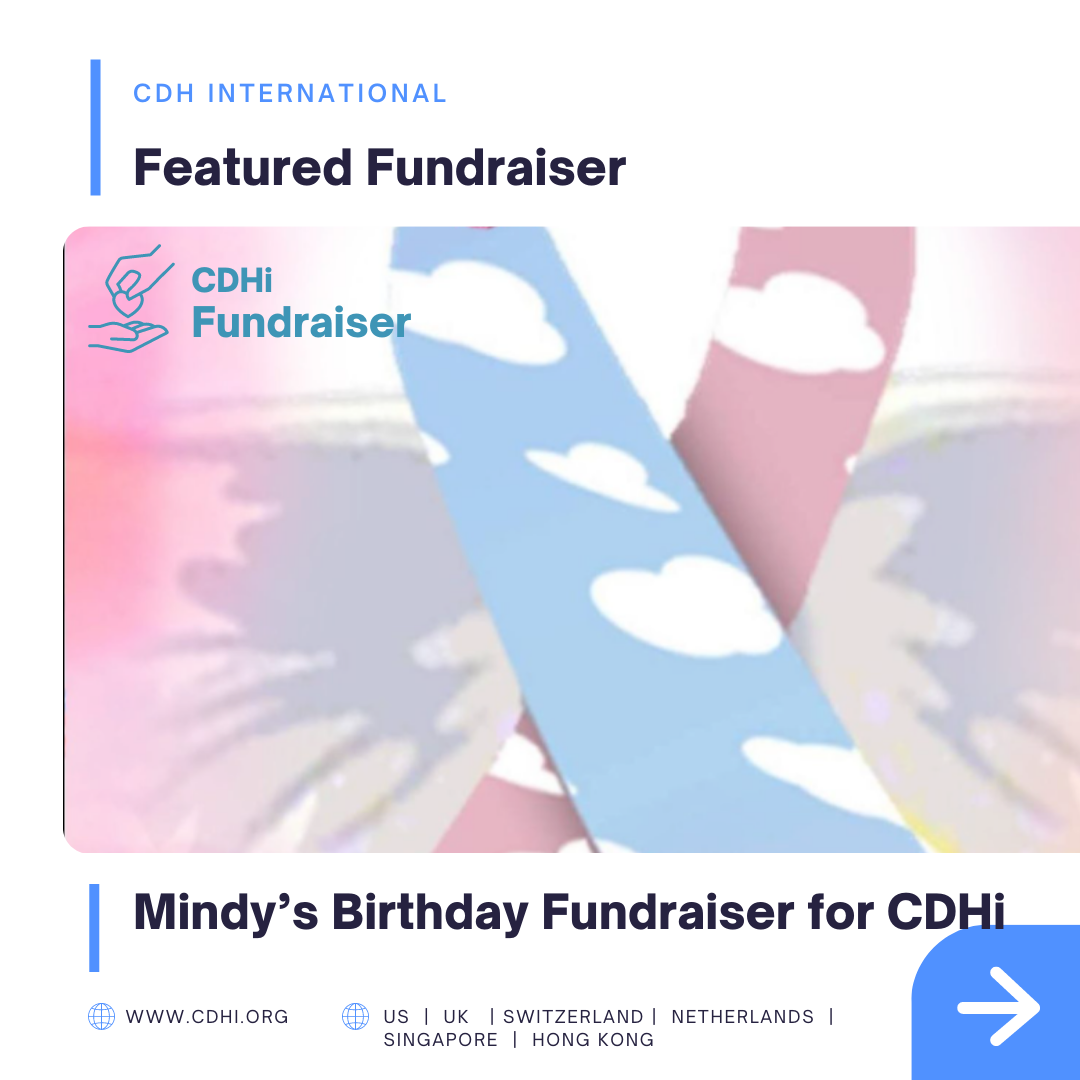 RZ’s Birthday Fundraiser for CDHi