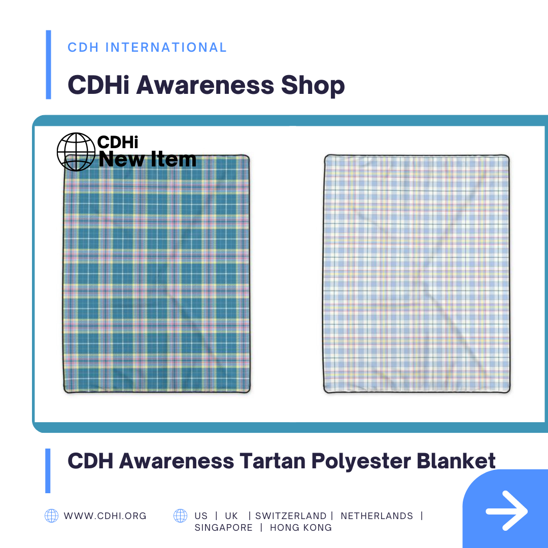 CDH Awareness Dress Tartan Microfiber Pillow Sham – NEW Shop Item