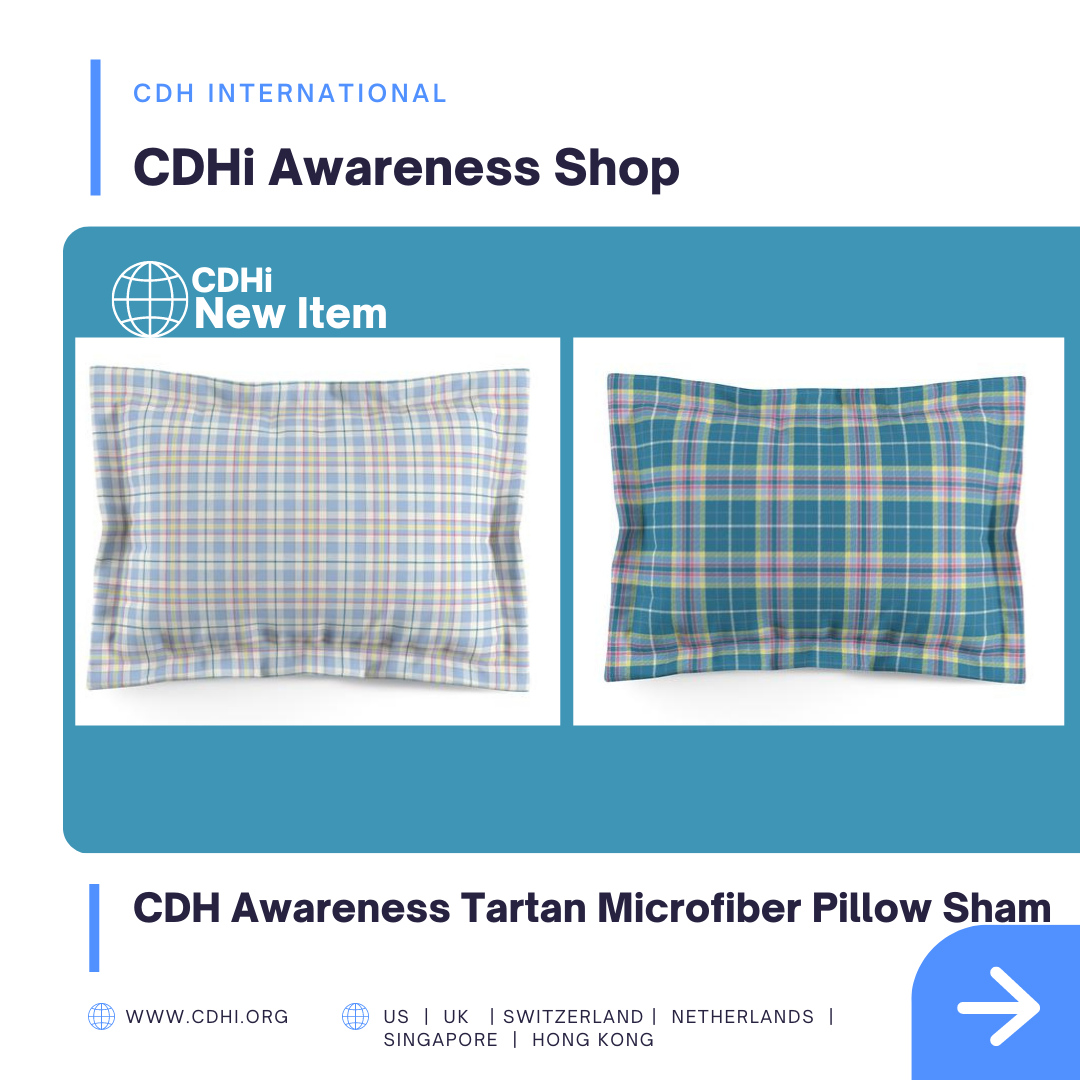 Official CDH Awareness Dress Tartan Polyester Blanket – NEW Shop Item