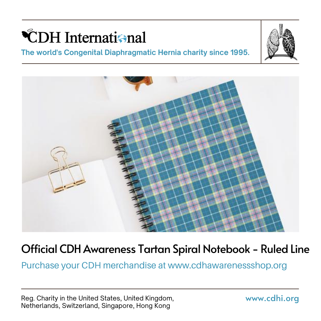 Official CDH Awareness Tartan Baby Swaddle Blanket – NEW Shop Item