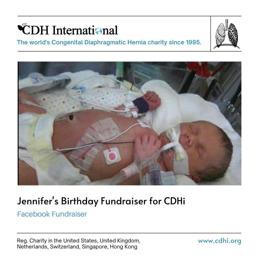 Jennifer’s Birthday Fundraiser for CDHi