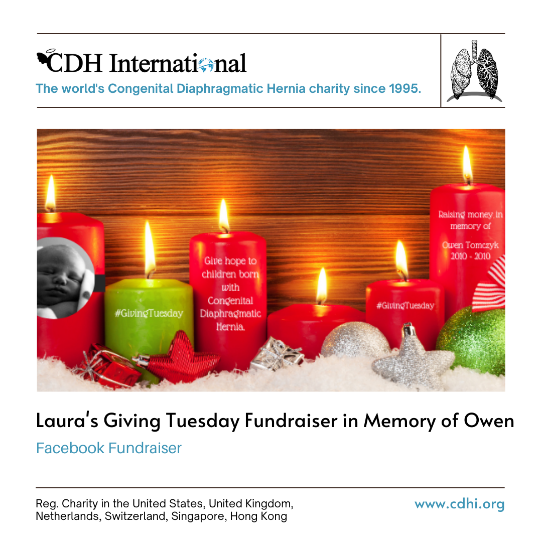 Lisa’s Giving Tuesday Fundraiser for CDHi in Honor of Adam