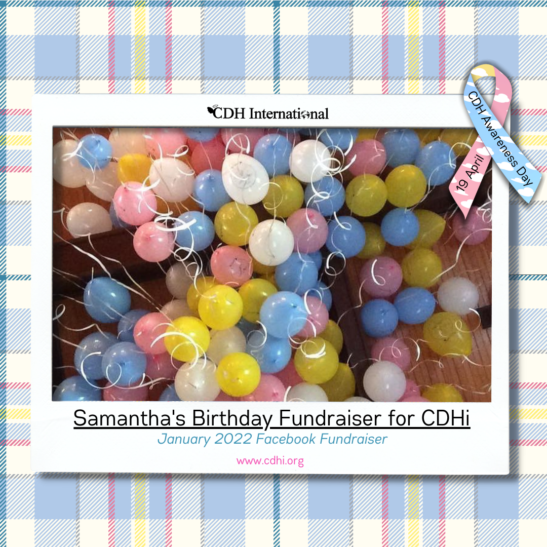 Naomi’s Birthday Fundraiser for CDHi