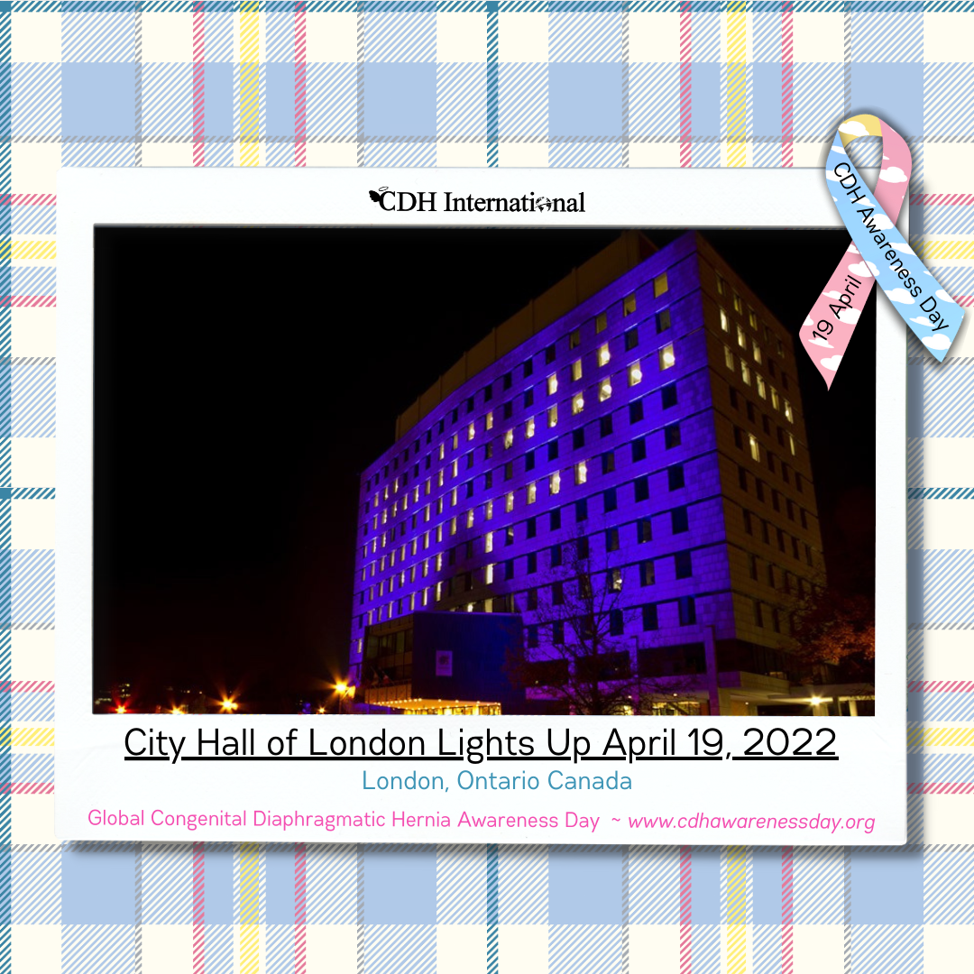 The RBC Place London Lights Up For CDH Awareness