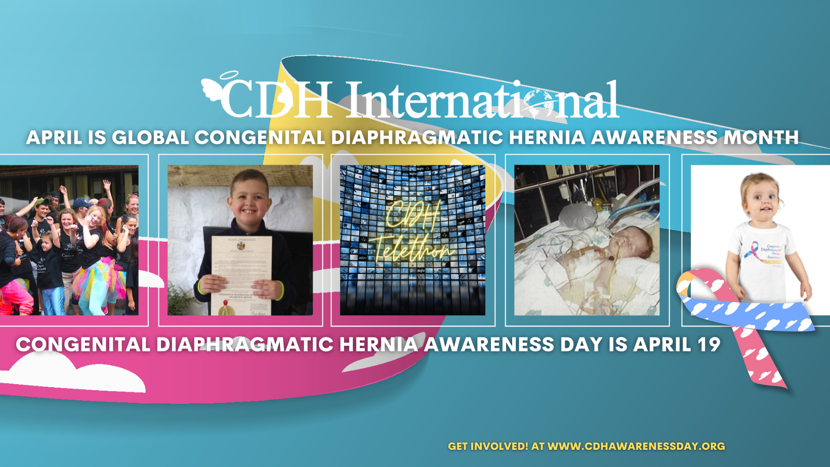 2022 Virtual Congenital Diaphragmatic Hernia Awareness Ribbons