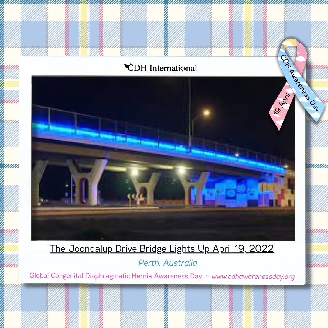 The Northbridge (GFF) Tunnel Lights Up For CDH Awareness