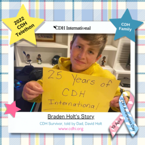 Braden Holt Family Appears on the 2022 CDH Telethon