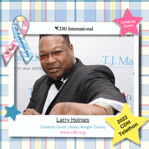 Larry Holmes Appears on the 2022 CDH Telethon