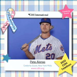 Pete Alonso Appears on the 2022 CDH Telethon