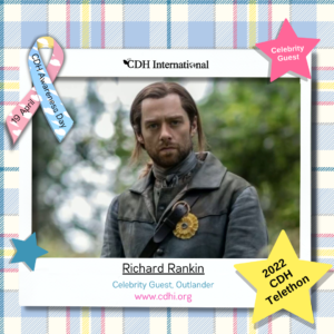 Richard Rankin Appears on the 2022 CDH Telethon