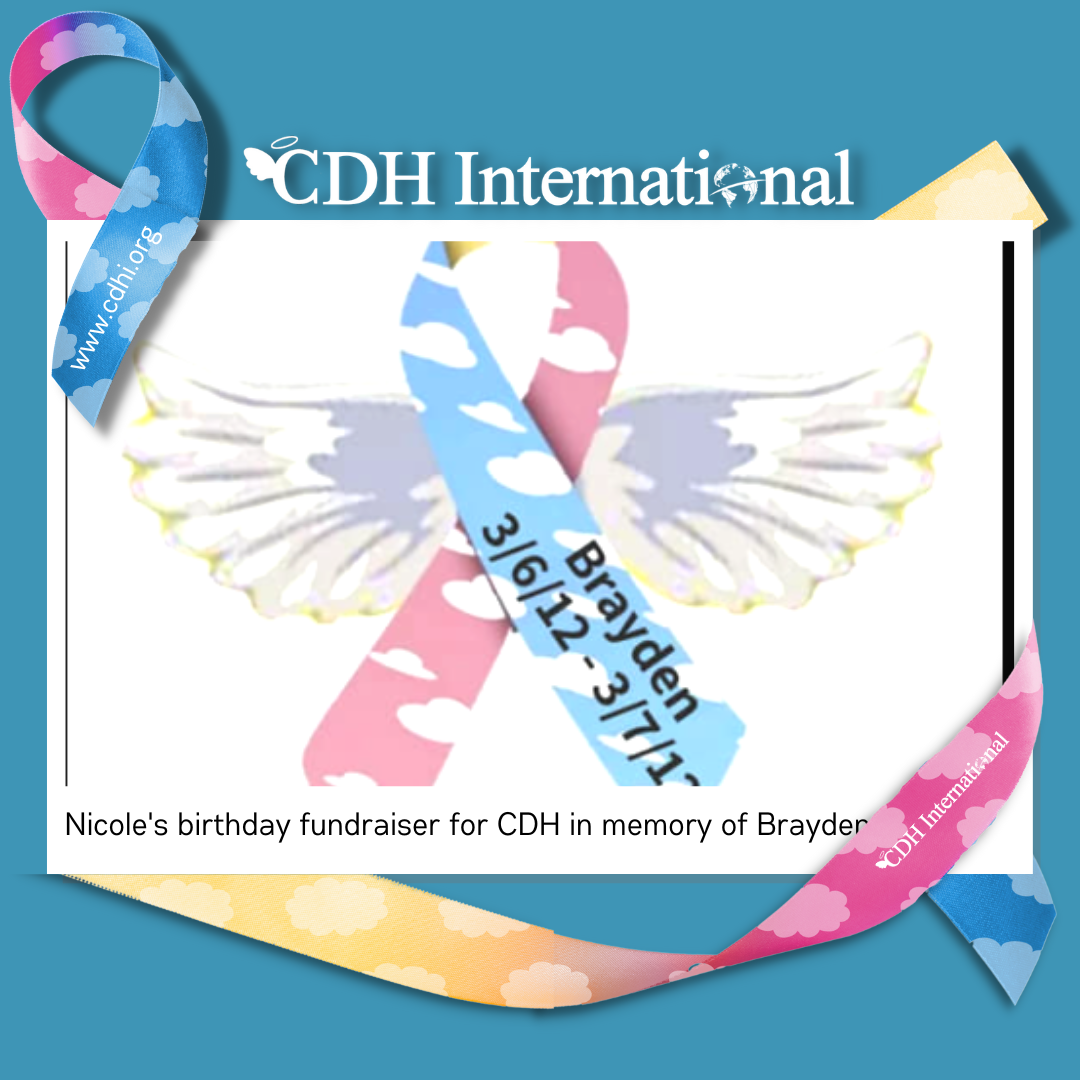Haley’s Birthday Fundraiser for CDH in Honor of Cullen