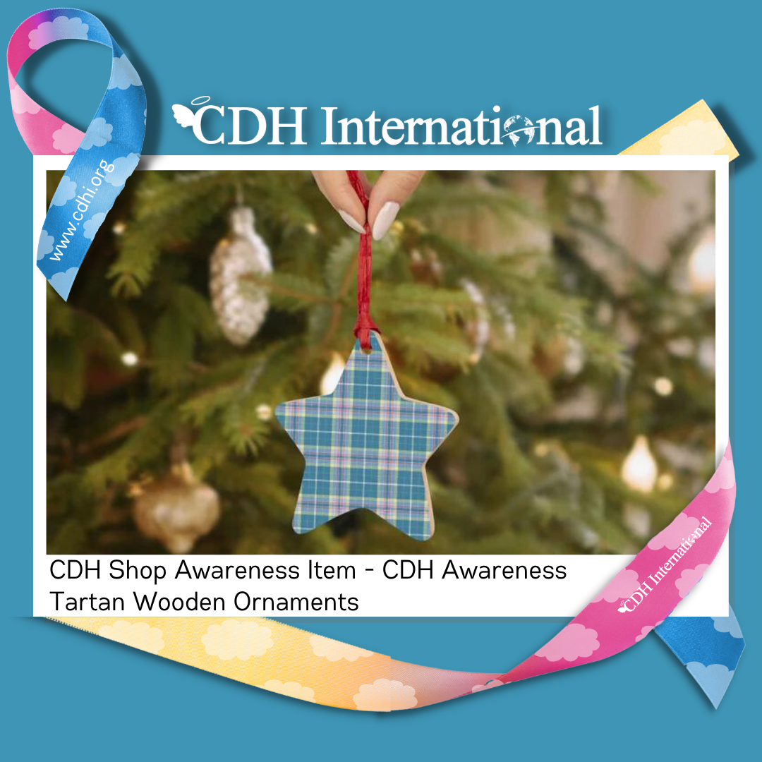 “CDH Awareness Ribbon” Christmas Tree Skirt – Shop Item Available