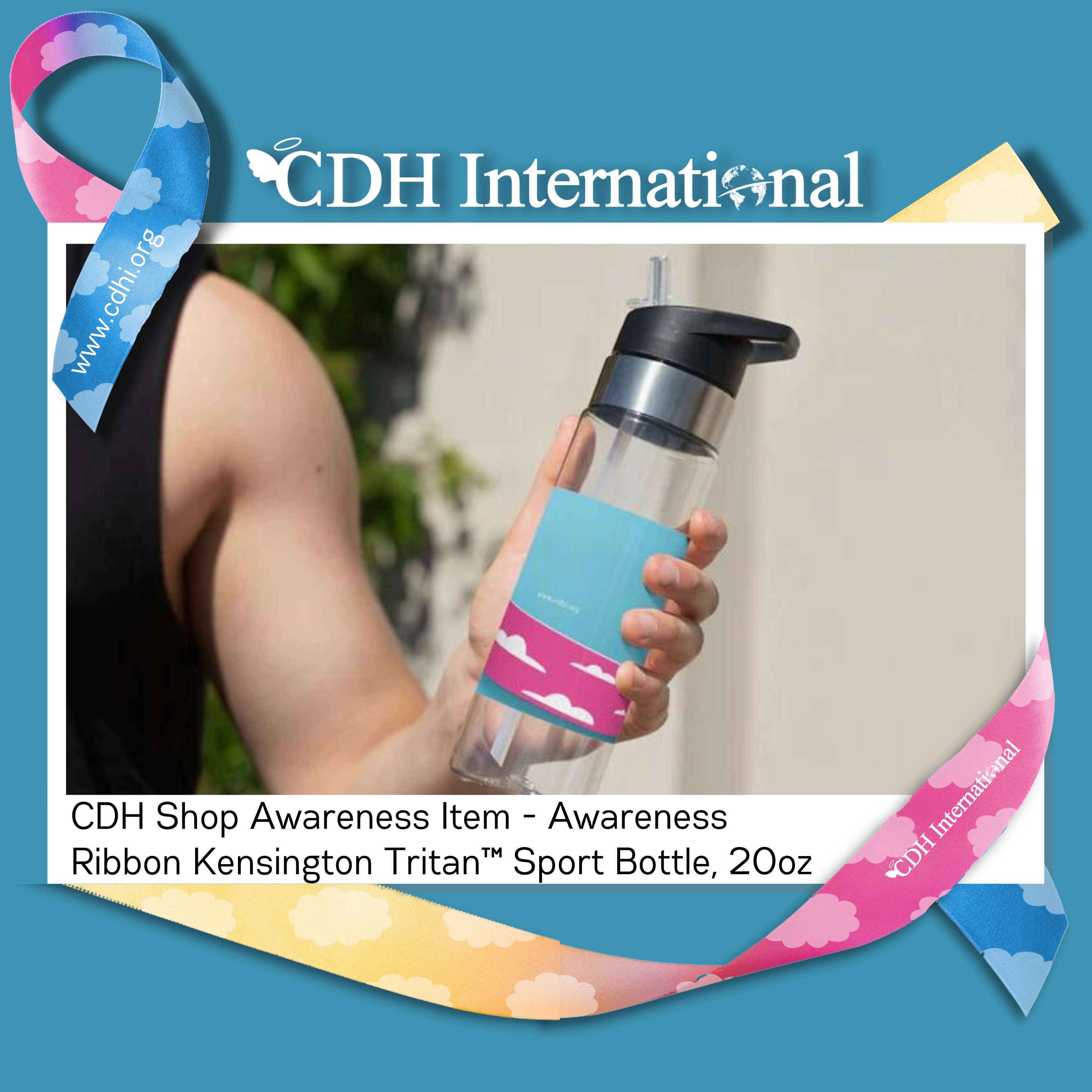 CDH Awareness Ribbon Hardcover Journal – Shop Item Available