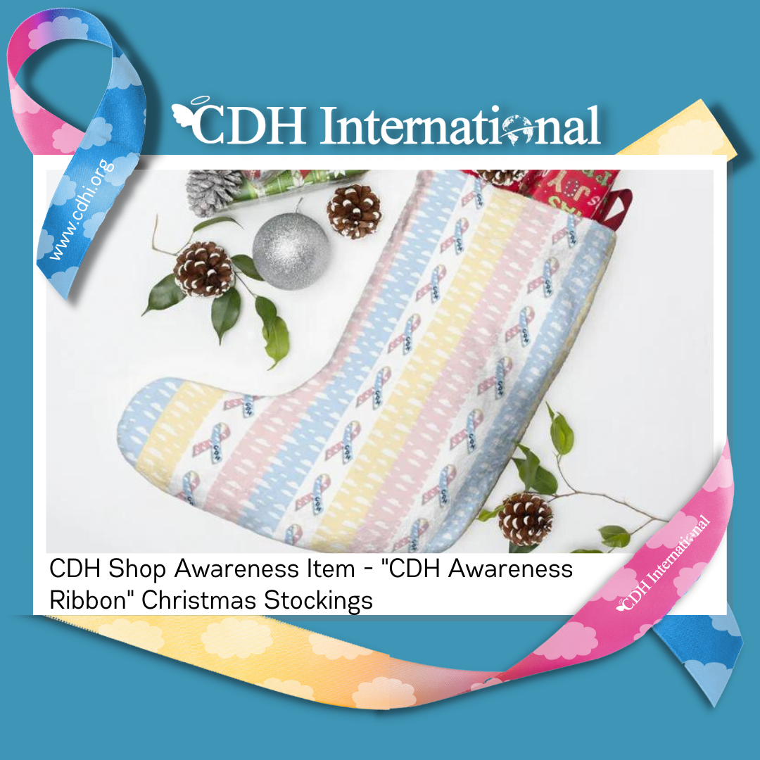 CDH Awareness Ribbon Glass Ornament – Shop Item Available