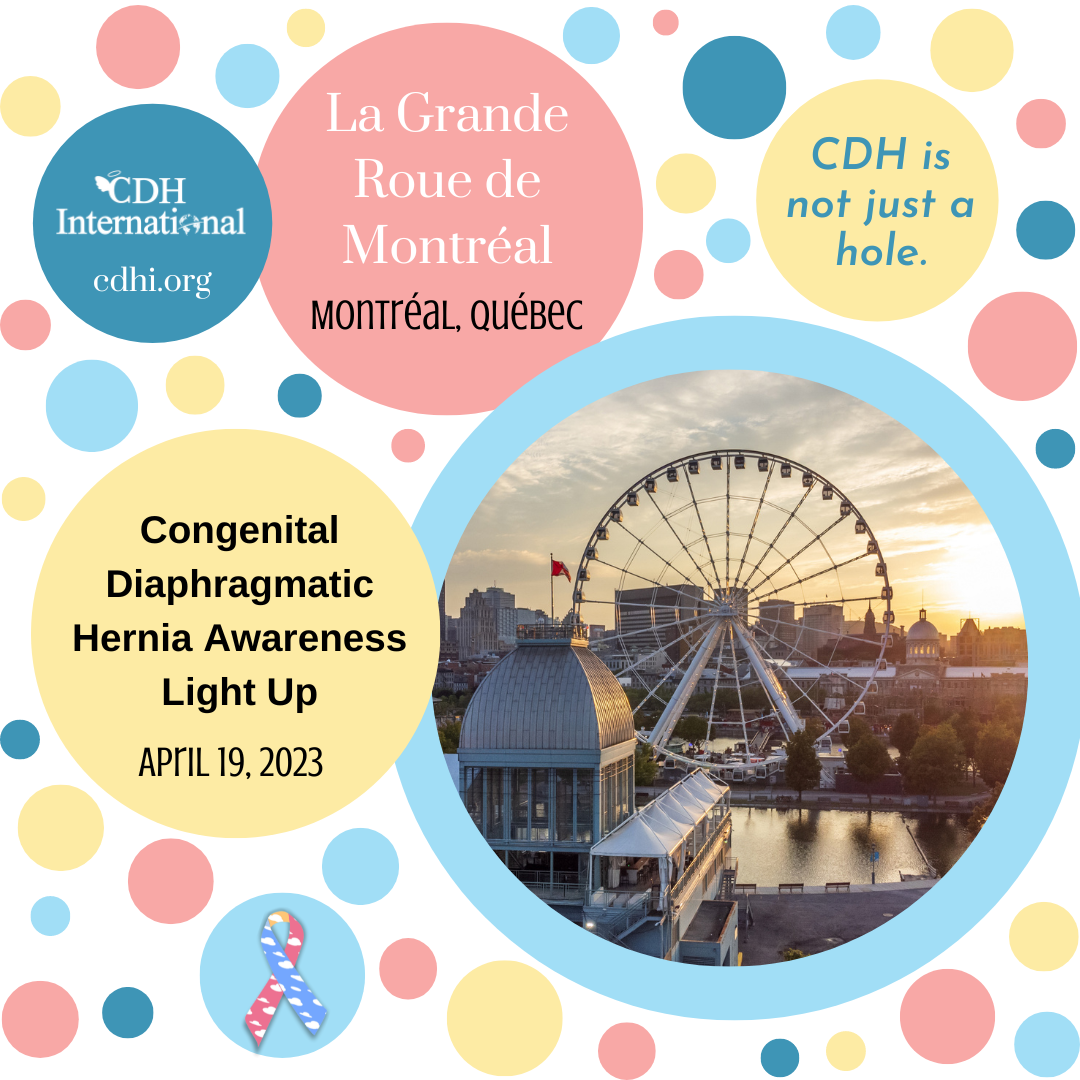 The Montréal Tower Lights Up For CDH Awareness