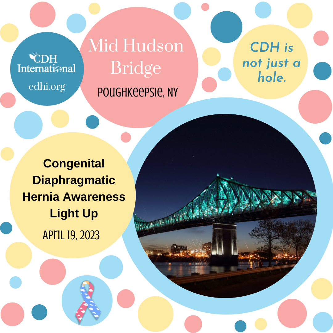 The Skydance Bridge Lights Up For CDH Awareness