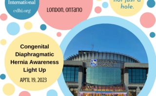 Canada Life Building in Toronto Lights Up For CDH Awareness