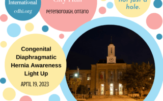 Vaughan City Hall Lights Up For CDH Awareness