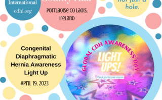 The Dublin City Hall Lights Up For CDH Awareness
