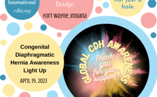 MEET Lights Up For CDH Awareness