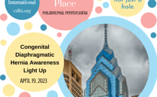 The PECO Crown Lights Up For CDH Awareness