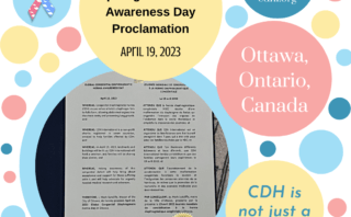 The City of Peterborough Proclaims April 19th CDH Awareness Day