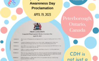 The City Of Ottawa Proclaims April 19th Global CDH Awareness Day