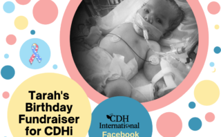 Tarah’s Birthday Fundraiser for CDH International