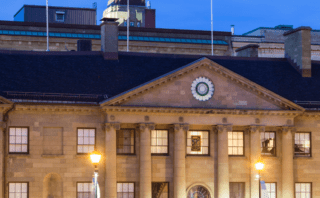 The Halifax City Hall Lights Up For CDH Awareness