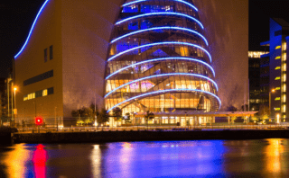 The Dublin City University Lights Up For CDH Awareness