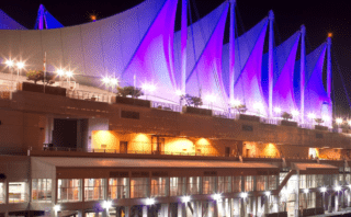 The Vancouver City Hall and Burrard Street Bridge Light Up For CDH Awareness
